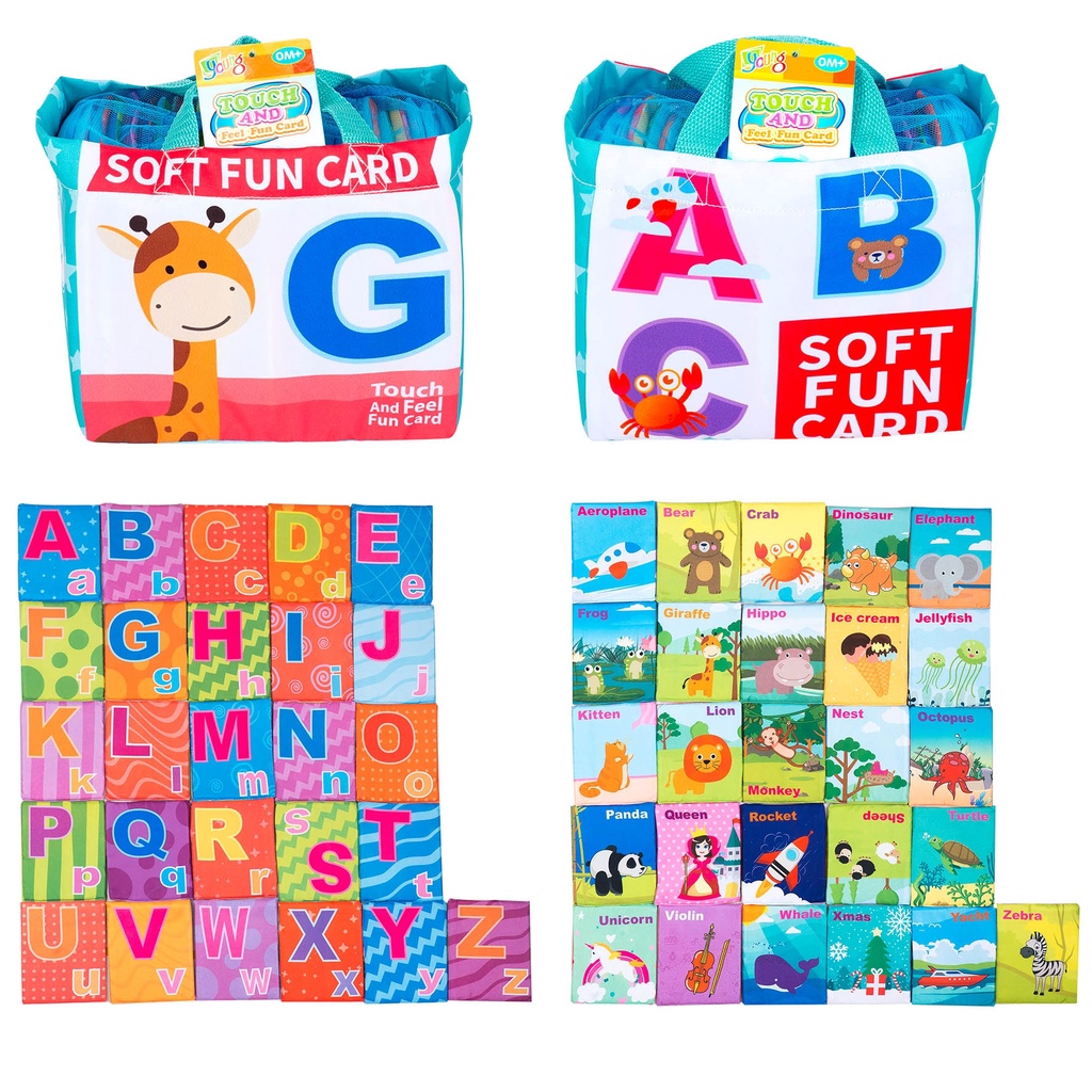 Sách Vải Học Chữ Cái Có Thể Giặt Sạch Dành Cho Trẻ Em