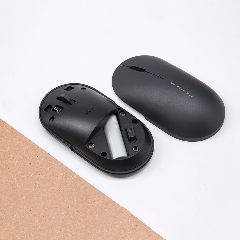 Chuột Không Dây Xiaomi Mi Dual Mode Wireless Mouse Silent Edition Chuột Gaming Bluetooth 4.2 Không Tiếng Ồn