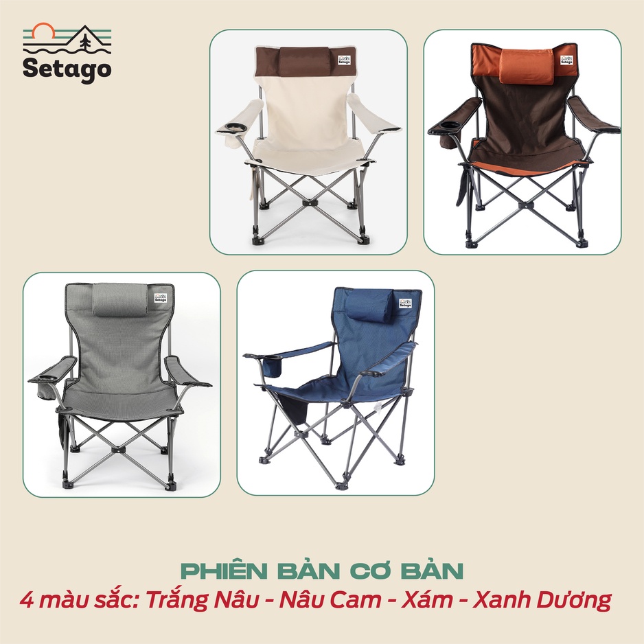 Ghế ngả lưng:Không và có gác chân - Thoải mái thư giãn khi dùng ghế cắm trại, ghế du lịch hoặc ghế văn phòng để ngủ trưa