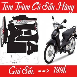 Tem Trùm Xe Wave Sẵn Hàng
