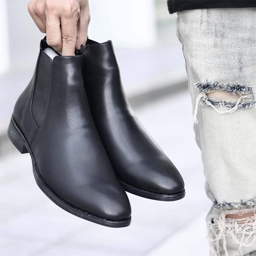 (Bốt Nam) Chealsea Boots nam thời trang phong cách thanh lịch trẻ trung chất liệu da bò cao cấp đế cao su | BigBuy360 - bigbuy360.vn