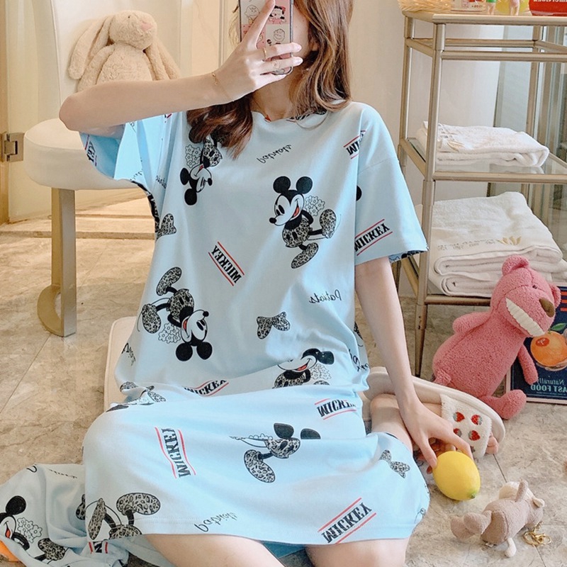 Đầm Ngủ Nữ Thời Trang Hàn Quốc 6 Chi Tiết