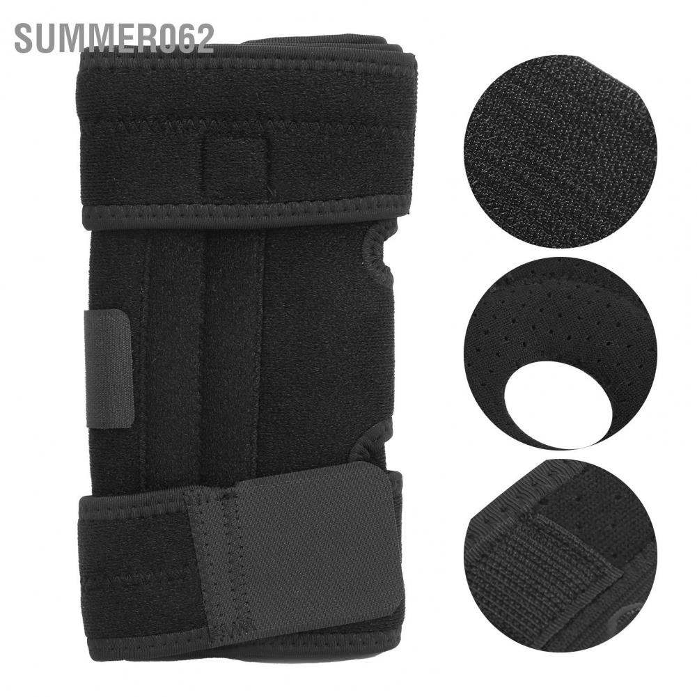 Summer062 Outdoor Climbing Knee Pad Breathable for Running Riding Sports Fitness Protector with 4 Spring Bars