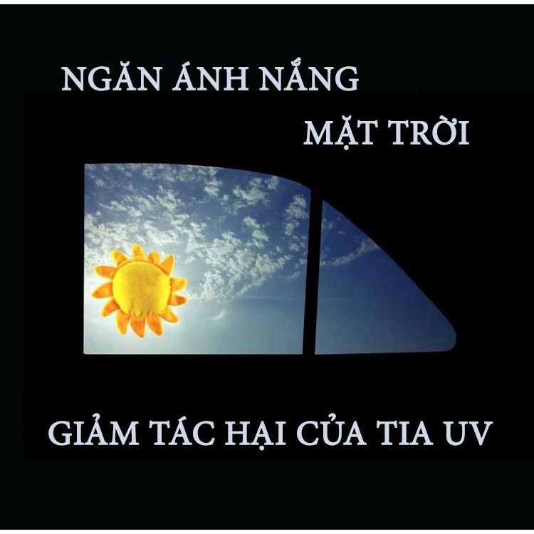 [ GIÁ HUỶ DIỆT] Bộ 6 tấm che nắng ô tô, 6 màn cửa che nắng xe hơi, chắn tia UV, chắn ánh sáng vào xe