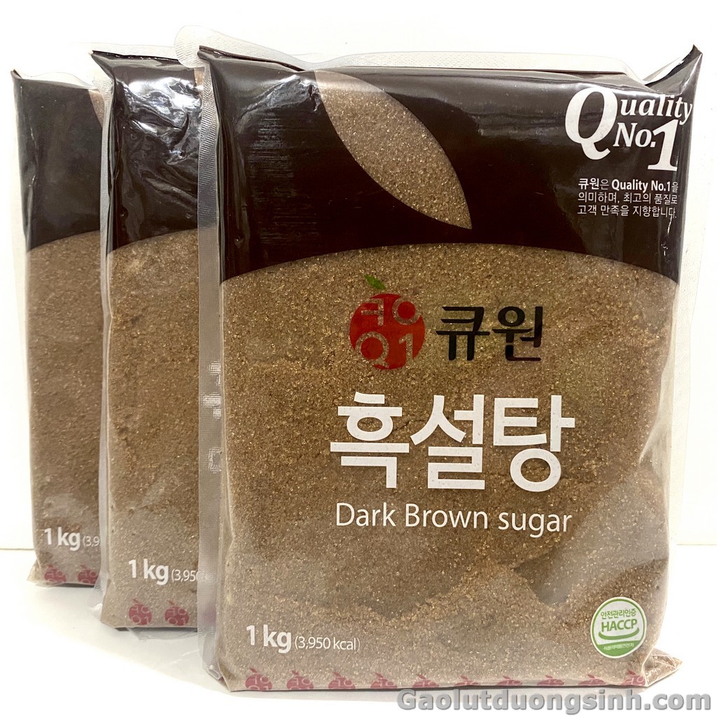 Đường đen Hàn Quốc (gói 1kg)