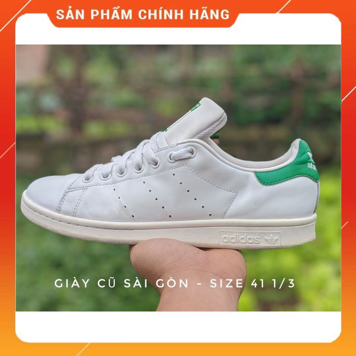 Giày Cũ 2hand chính hãng giá rẻ ⚡ADIDAS Stan Smith ⚡ SIZE 41 1/3⚡ Giày Cũ Sài Gòn- Giày cũ chính hãng