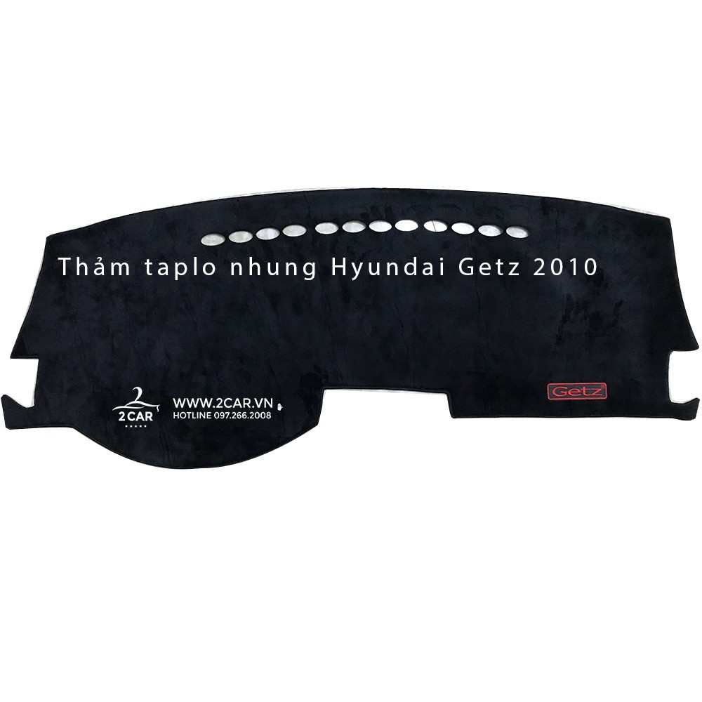 Thảm taplo nhung Hyundai Getz 2008-2010