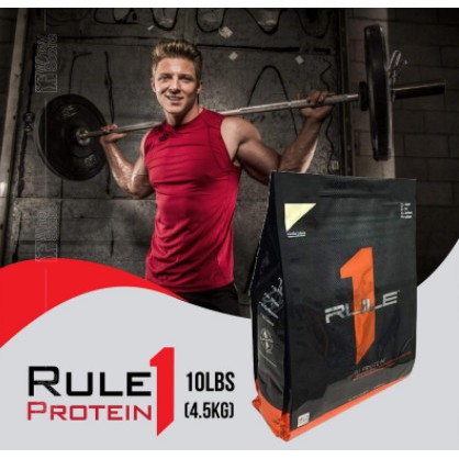 Sữa Dinh Dưỡng Tăng Cơ Whey protein Rule 1 Protein 4.5kg (10bsl) Cao cấp Chính hãng- VỊ CHOCOLATE