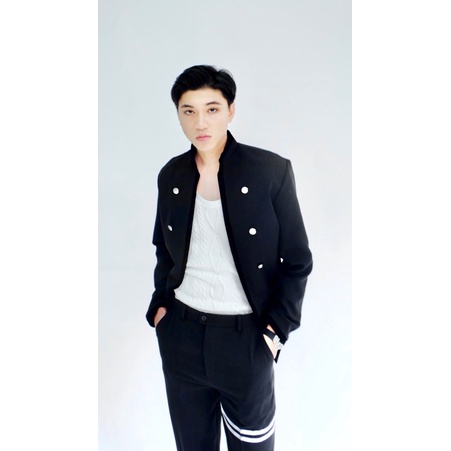 ÁO JACKET RICHARD ĐEN TRƠN by K honista