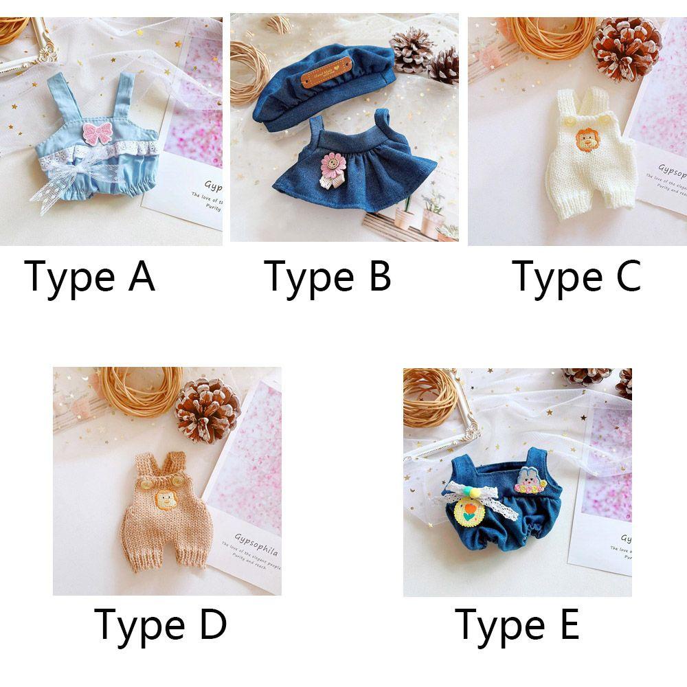 Quần Yếm Dài 20cm Màu Cầu Vồng Cho Búp Bê