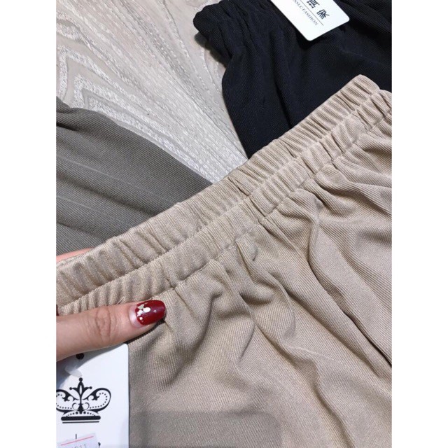 Quần nữ ống rộng chất gân tăm | BigBuy360 - bigbuy360.vn