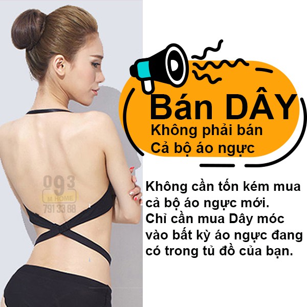Combo 4 Móc Nối Dây Áo Ngực Hở Lưng,Áo Ngực,Áo Ngực Không Dây,Áo Ngực Bra,Áo Ngực Không Gọng | BigBuy360 - bigbuy360.vn