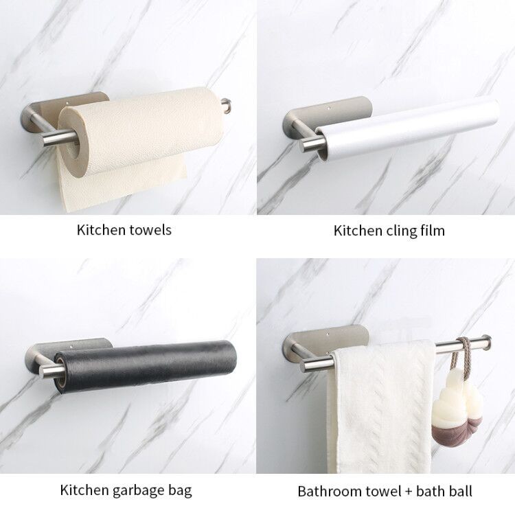 Giá treo khăn giấy bằng thép không gỉ 304 cho nhà bếp nhà tắm