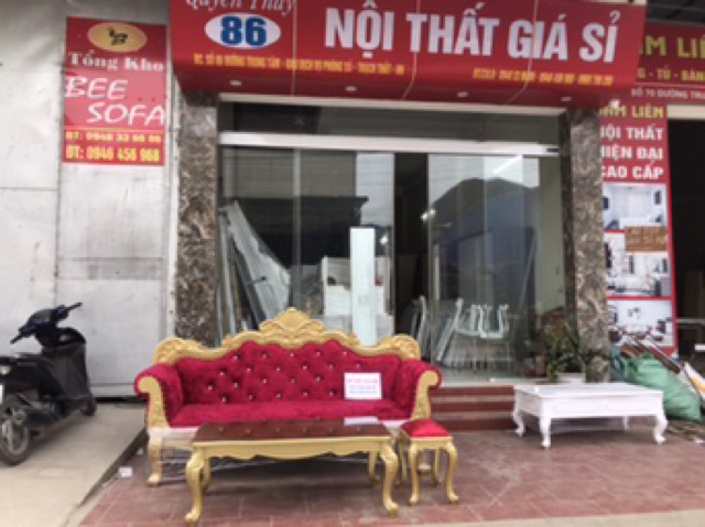 Sofa tân cổ điển nguyên bộ như ảnh SF21