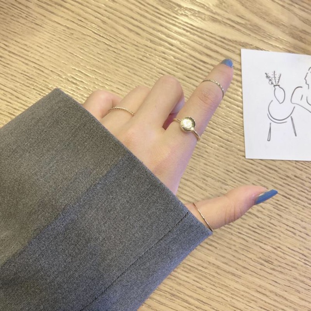 Set nnhẫn vintage 8c Gold/Silver