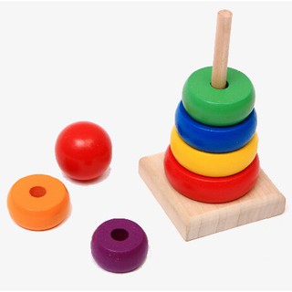 Tháp cầu vồng xếp chồng nhỏ