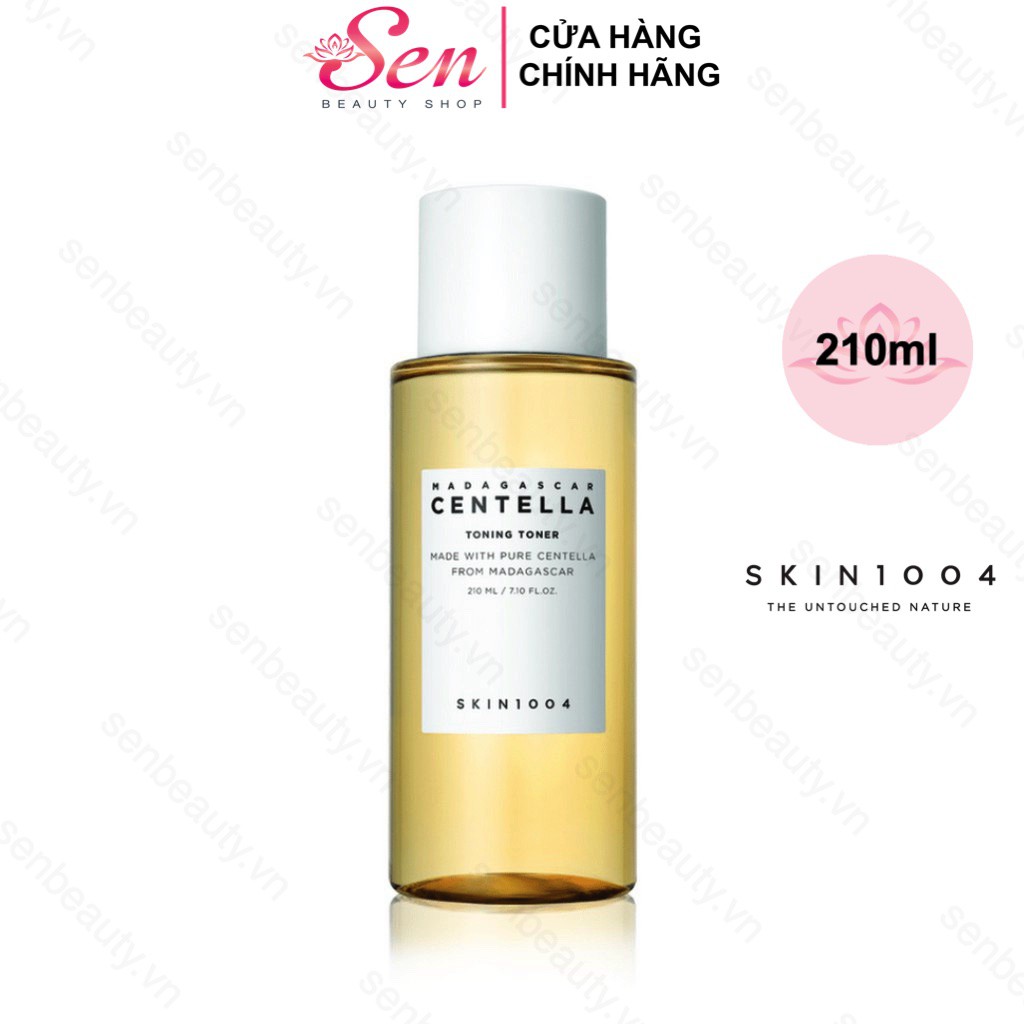 Toner Nước Hoa Hồng Trừ Mụn Chiết Xuất Rau Má Giúp Sạch Mụn Dưỡng Trắng SKIN1004 Madagascar Centella Toning 210m