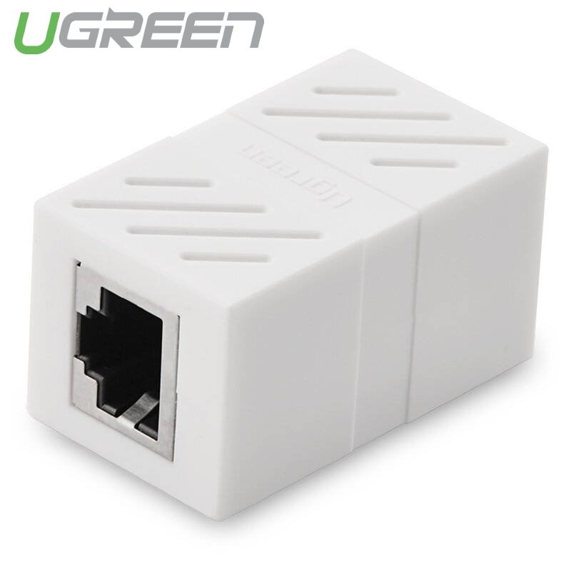 Đầu nối mạng Ugreen 20311 chuẩn Cat6 10Gbps màu trắng - Hàng chính hãng