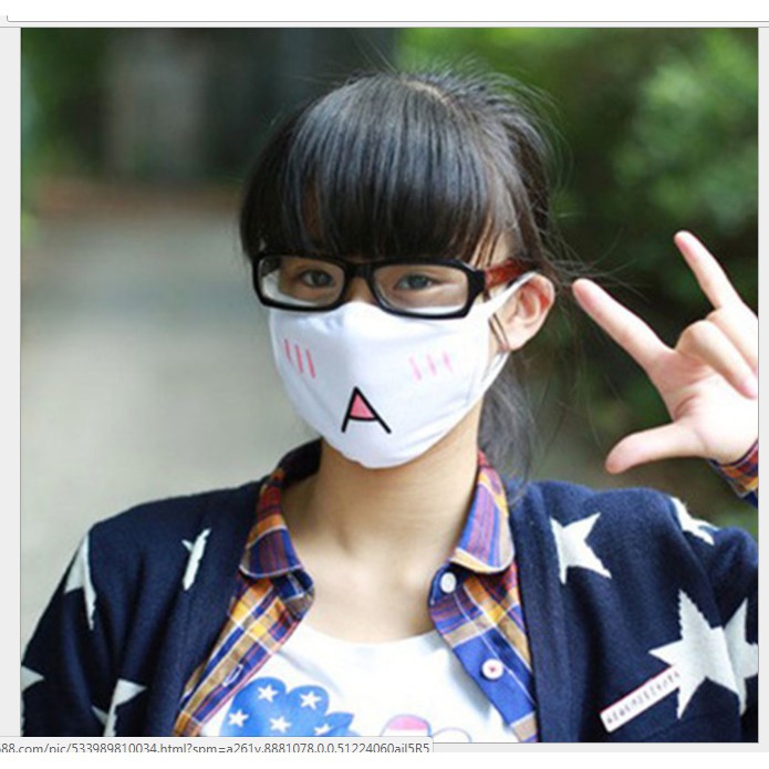 KHẨU TRANG VẢI HOẠT HÌNH TRẮNG ( NHIỀU MẪU ) kute mã HK272 | BigBuy360 - bigbuy360.vn