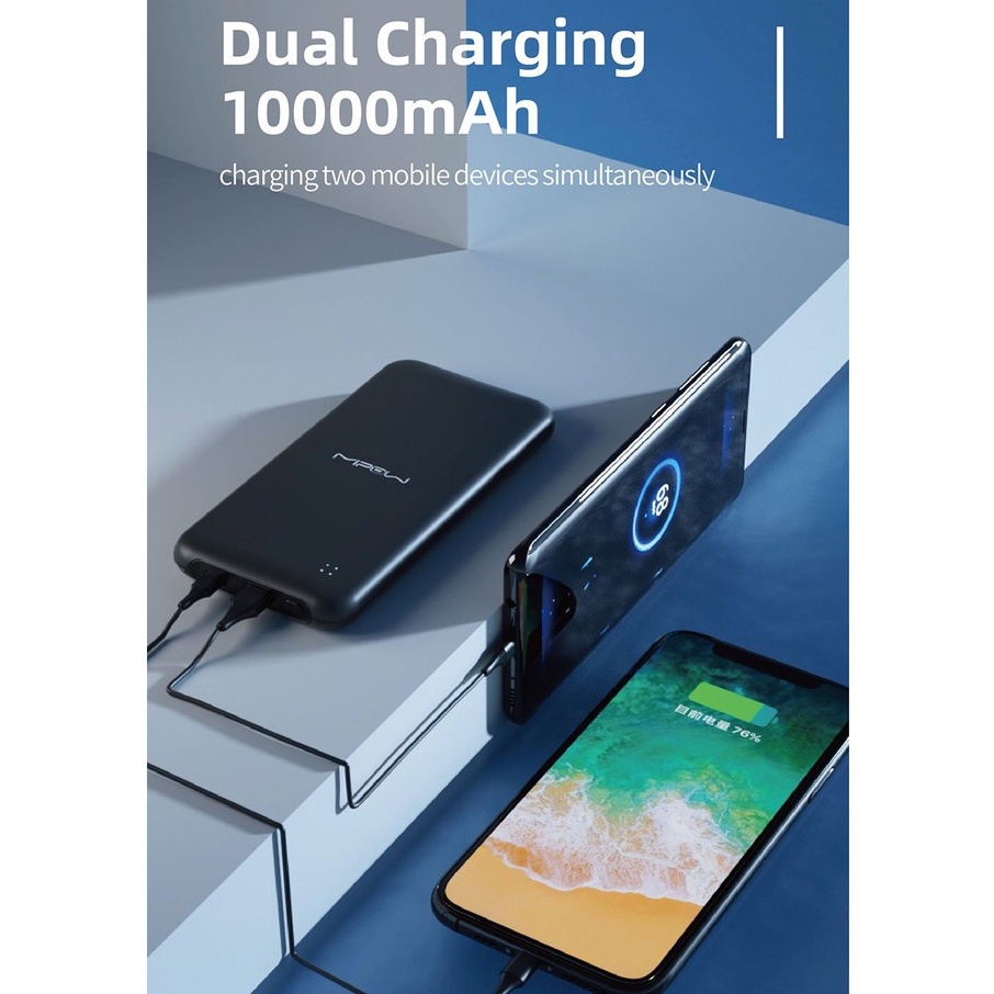 Pin sạc dự phòng MIPOW POWER CUBE 10000mAh PD 3.0/QC 3.0 18W