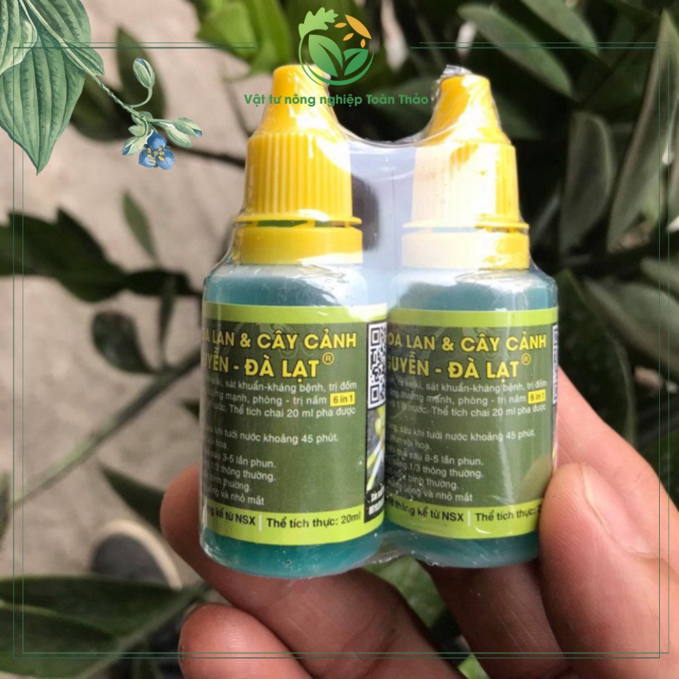 Chế phẩm hoa lan Hùng Nguyễn - Siêu ra rễ, kích keiki, trừ nấm (20ml)