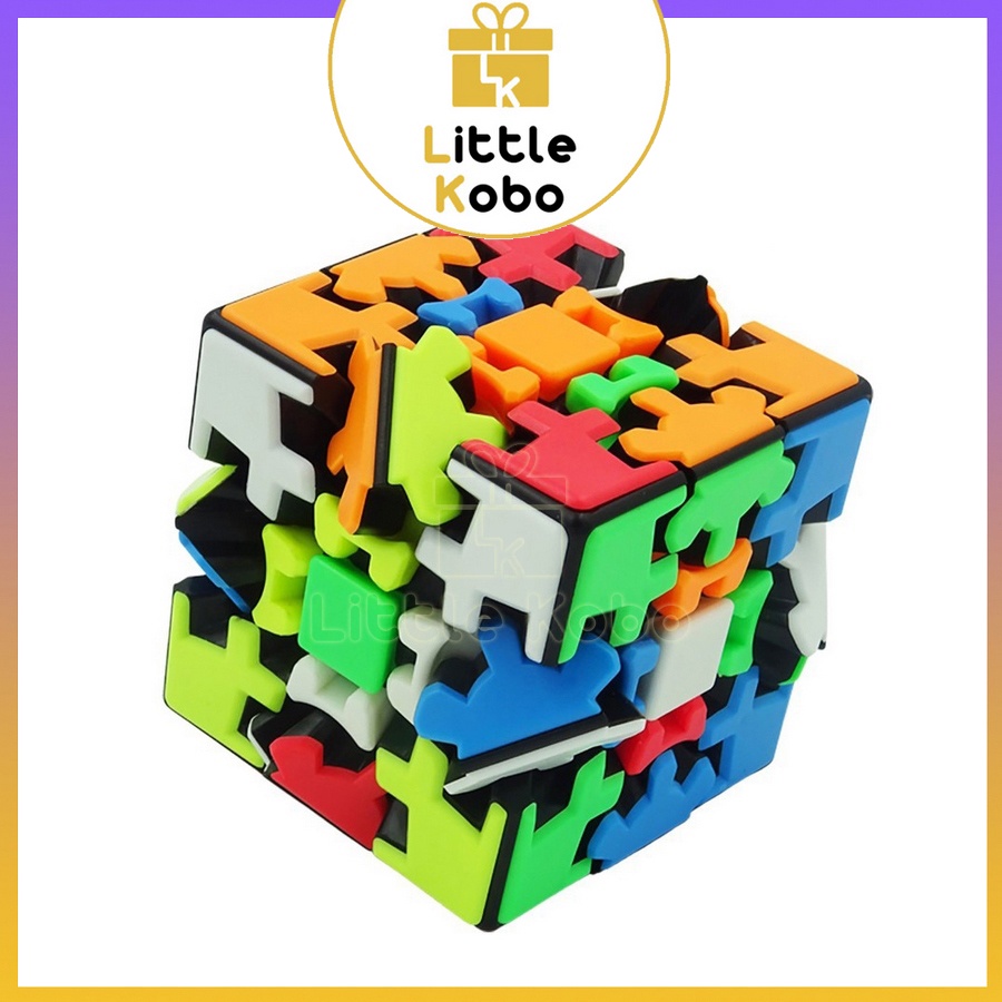 Rubik Biến Thể Gear Cube 3x3 Yumo Zhichen KungFu Rubic Stickerless Đồ Chơi Thông Minh