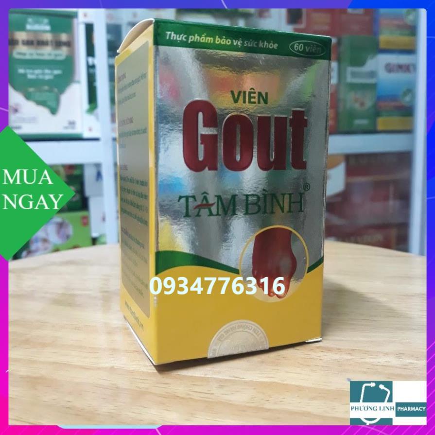 Viên Gout Tâm Bình (Hộp 60 viên)