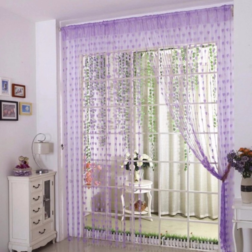 Rèm cửa sổ chống nắng rèm cửa ngắn trái tim có thể làm rèm nhà tắm rèm nhà vệ sinh( R:1m - D: 2m )