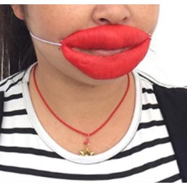 💥💥Mặt Nạ Hóa Trang Thị Nở Chí Phèo Hình Cặp Môi To Dày Cui Đỏ Bao Xấu Hàm Răng To Vui Nhộn Halloween 000297💥💥