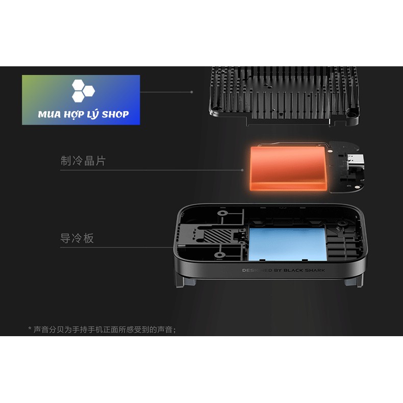 Quạt Tản Nhiệt Xiaomi Black Shark Frozen Gaming Cooling Back Clip Làm Mát Cho Điện Thoại 2021