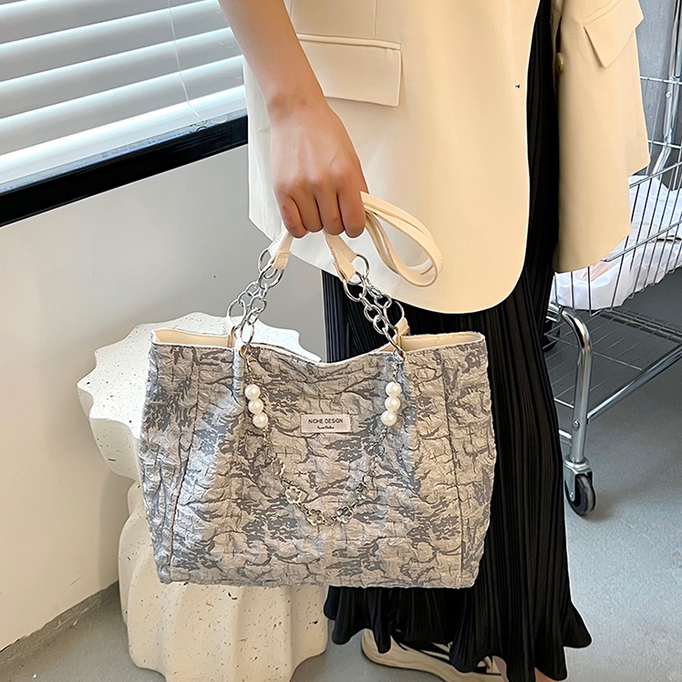 Hàng Mới Về Mới Túi Xách Canvas Sức Chứa Lớn Thời Trang Mùa Hè Cho Nữ