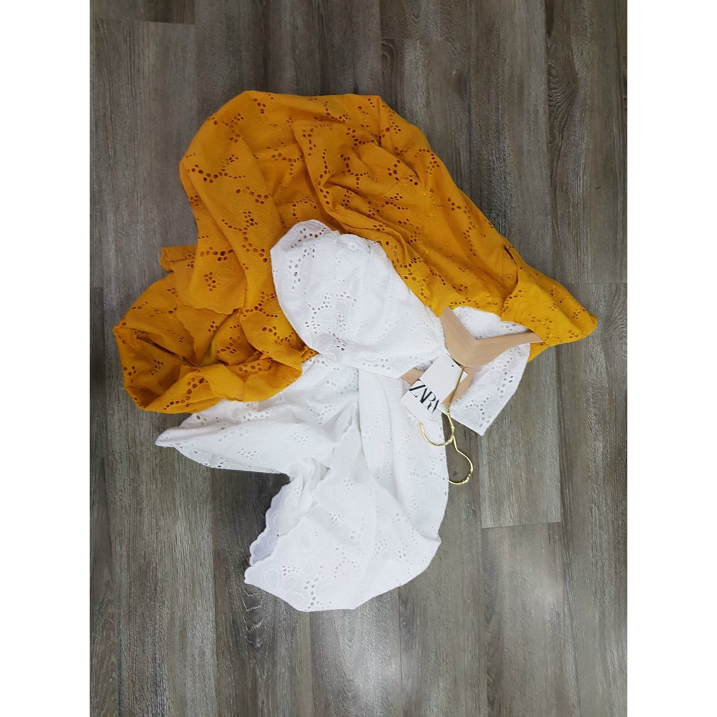 Đầm ZR Dáng Suông Thêu - Hàng xuất dư 100%