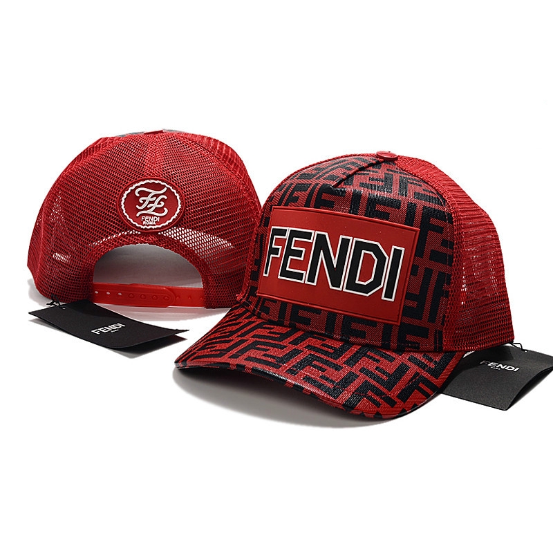 Mũ FENDI Mũ Visor Mũ nón cao cấp Văn hóa đường phố Chất lượng cao HeadWear Mũ bóng chày