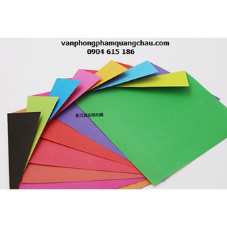 Giấy Origami 2 mặt 2 màu khác nhau (SL: 16 tờ hoặc 24 tờ)