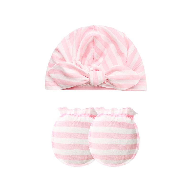 Găng Tay Bảo Vệ Mặt Chống Trầy Xước Màu Trơn Dành Cho Em Bé Wra