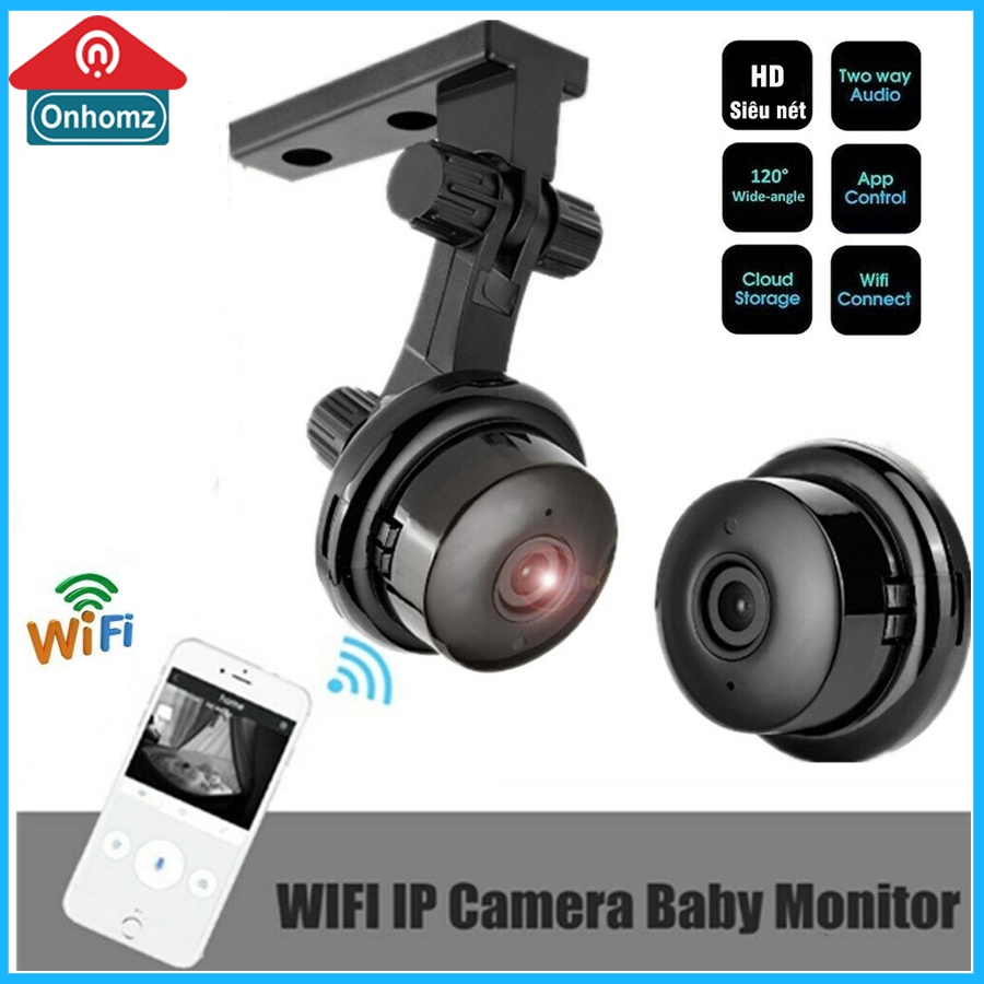 [Freeship⚡️]Camera giám sám sát không Dây V380 PRO - Hồng ngoại Quan sát ban đêm / Thẻ nhớ 32GB/ Thẻ nhớ 64GB