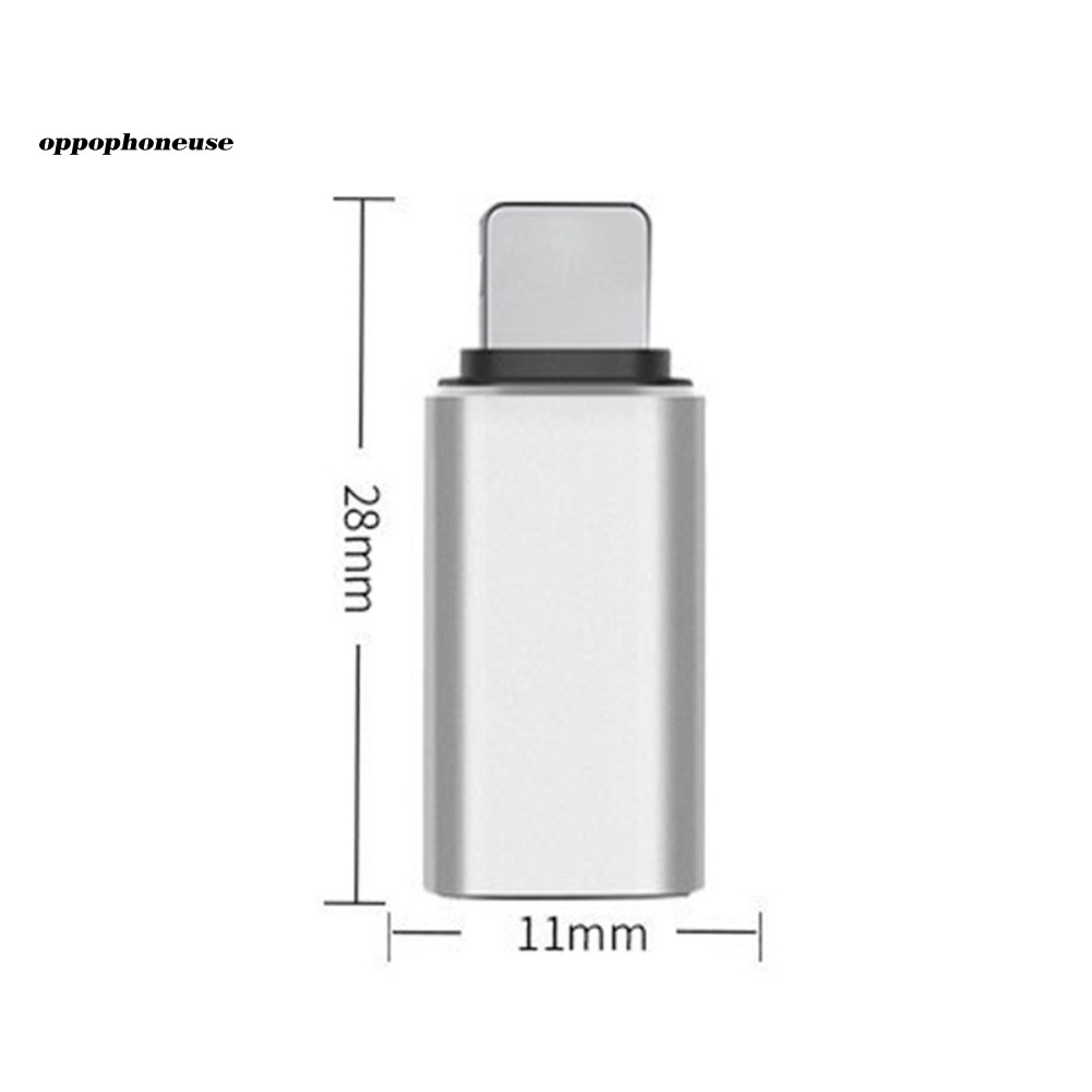 Đầu Chuyển Đổi 3a Mini Type-C Sang 8pin Cho Ipad Iphone | BigBuy360 - bigbuy360.vn