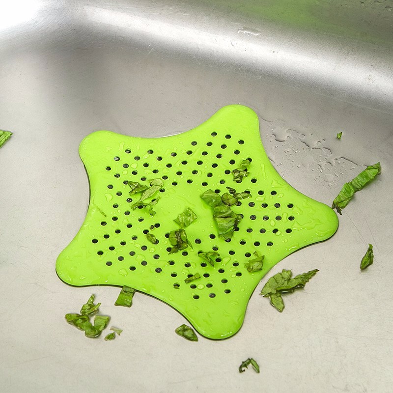 Dụng Cụ Lọc Rác Bồn Rửa Chén Bằng silicone Hình Ngôi Sao / Cá