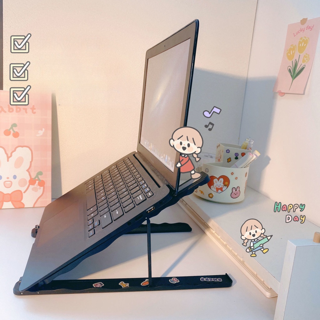 Giá Đỡ Laptop / Máy Tính Bảng Nâng Chiều Cao Tiện Dụng