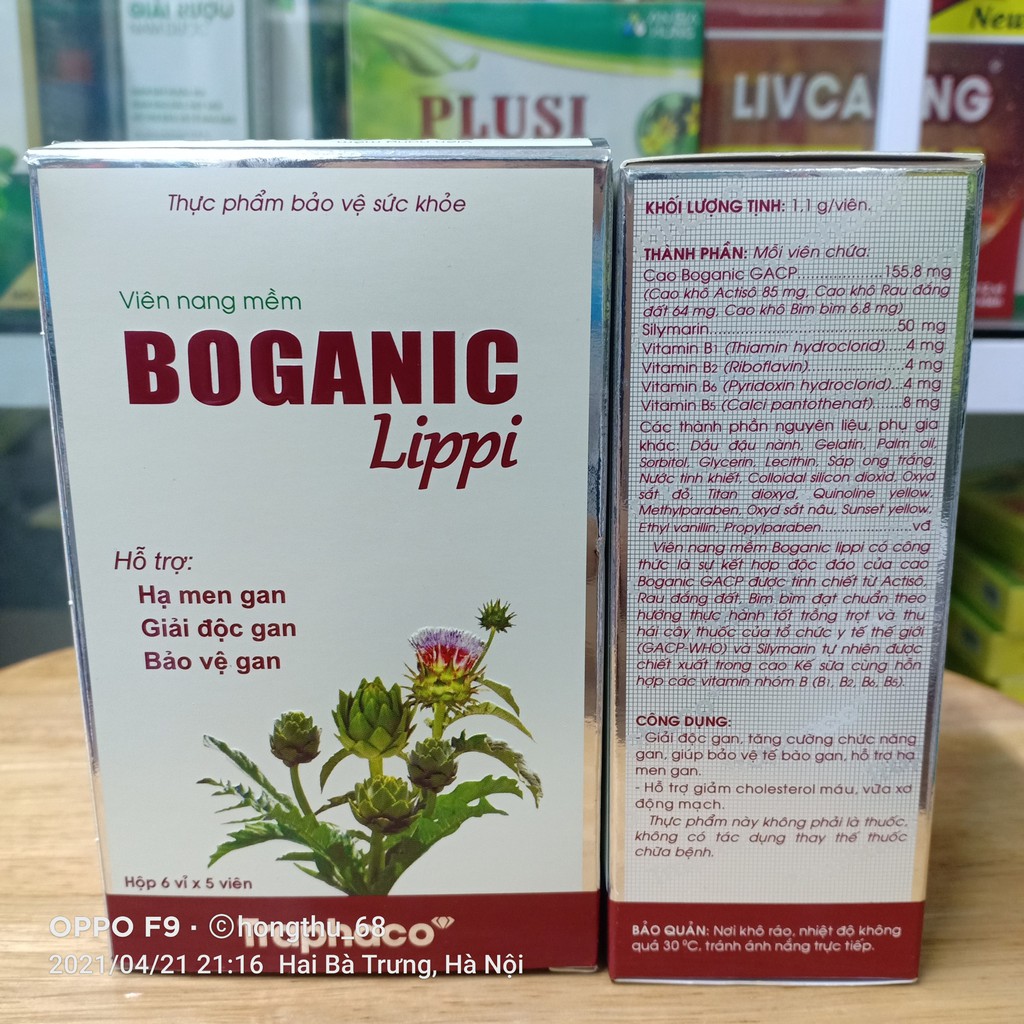 BOGANIC LIPPI hộp 30 viên