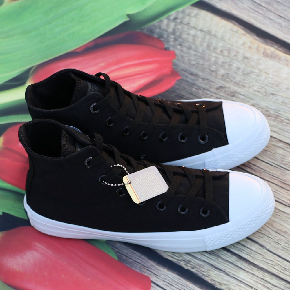 Giày Sneaker Chuck 2 Đen Nam Cổ Cao ZRF | BigBuy360 - bigbuy360.vn