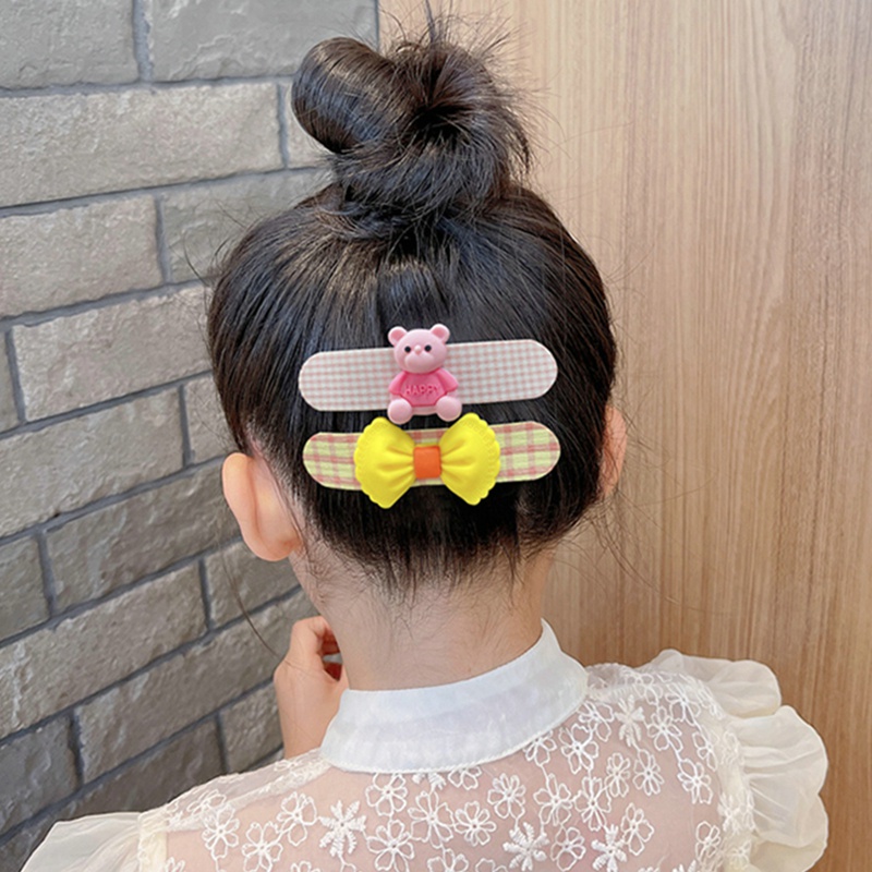Miếng Dán Tóc Mái Dễ Thương Cho Bé Gái
