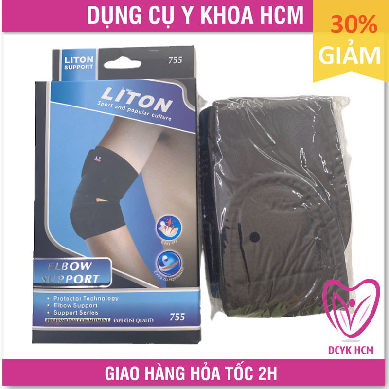 ⚡Now+Grab⚡| Băng Thun Bảo Vệ Khuỷu Tay: Liton 755 (Bó Cùi Chỏ) - GK0125