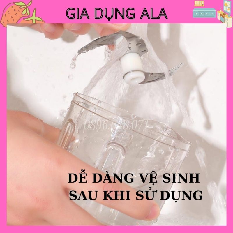 Máy Xay Tỏi Ớt Cầm Tay Mini Sạc Điện 250ml Đa Năng Xay Thịt, Sinh Tố, Đồ Ăn Dặm, Củ,Quả,Tiện Lợi