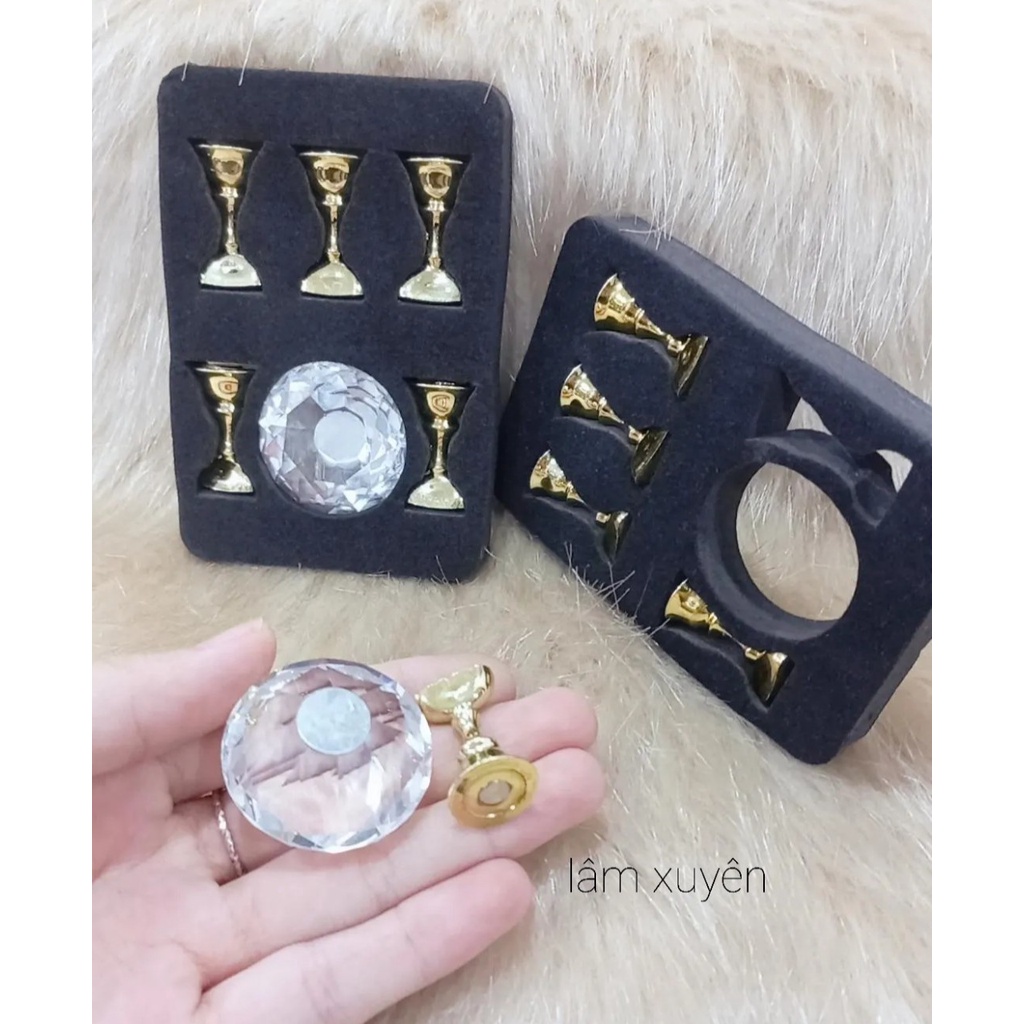 Đế nam châm gắn móng mẫu tập vẽ, chụp móng mẫu