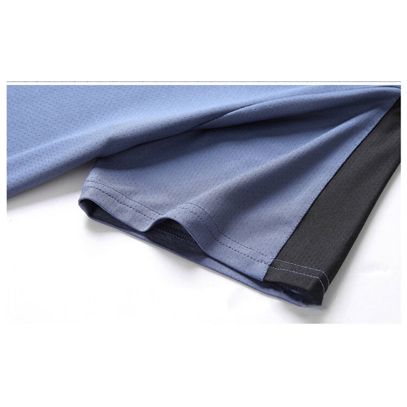 Áo Thun Thể Thao Tay Ngắn Cổ Tròn Dáng Rộng Bằng Lụa Mát Thời Trang Mùa Hè Hàng Mới Dành Cho Bạn Nam