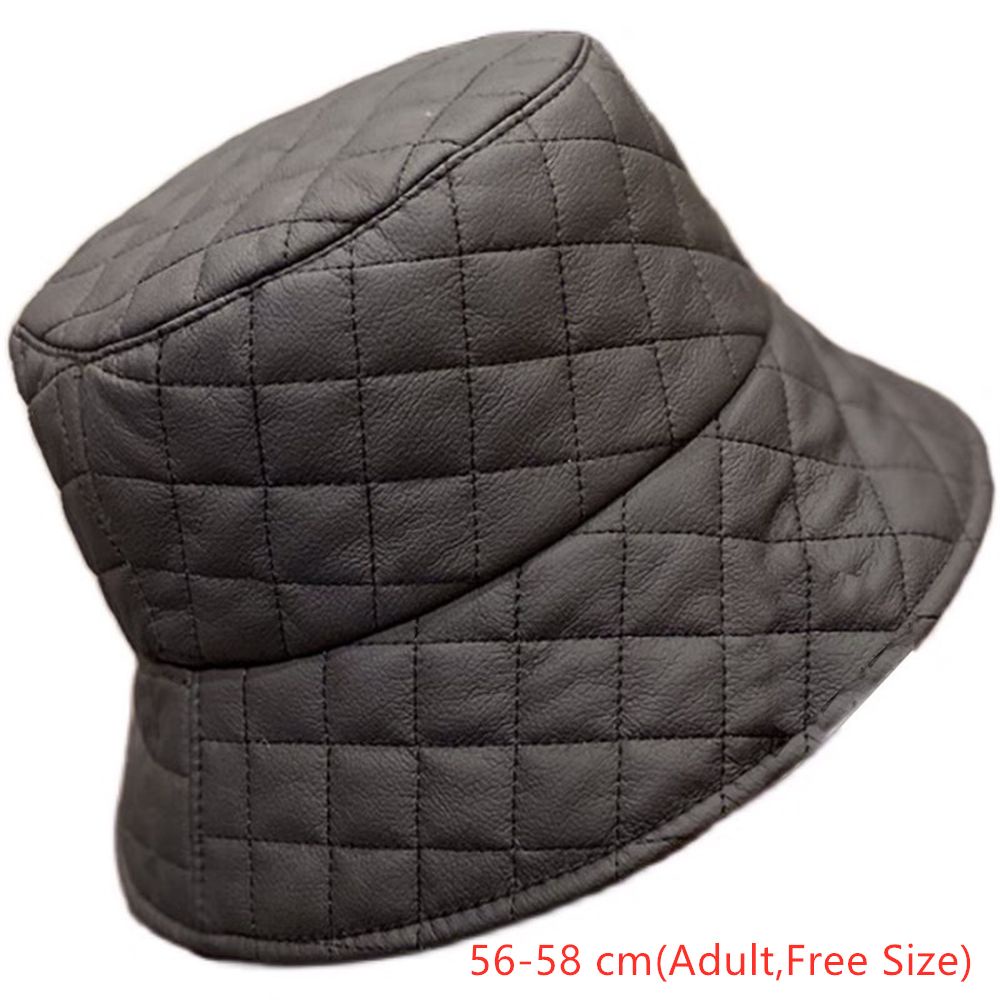 Nón Rộng Vành Bằng Da PU Chống Nắng Thời Trang Dành Cho Nữ