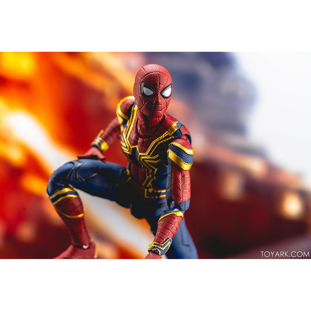 Mô hình SHF Iron Spider Avenger Infinity War size 16cm - SHF Spider Man (BL)