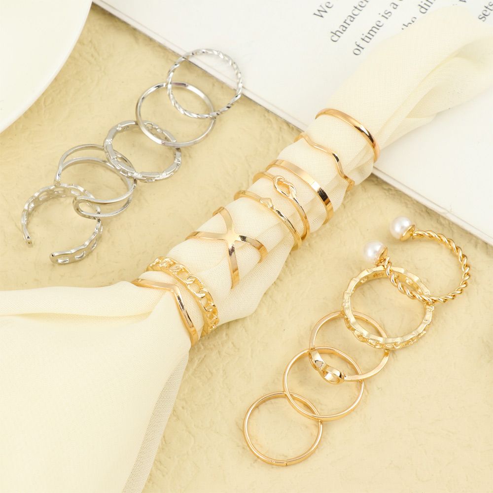 Set nhẫn đeo khớp ngón tay phong cách vintage thời trang tùy chọn cho nữ