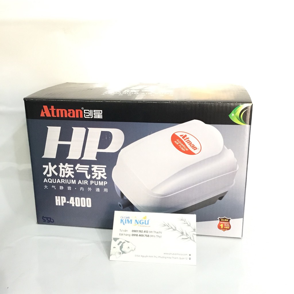 Sủi Oxy Hồ Cá ATMAN HP 4000  HP4000 HP-4000 HP 4000